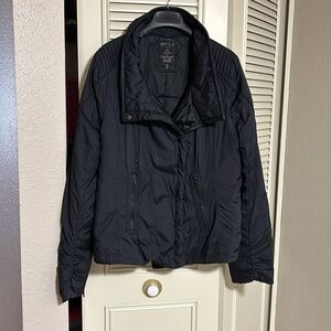 Moto style winter jacket from GAP XL Tall Black